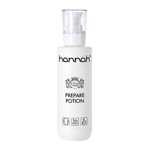 Witte fles hannah prepare potion met een witte pomp van 200ml