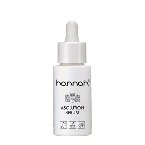 witte flacon asolution serum op witte achtergrond